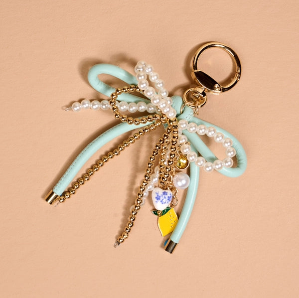 Layered Bows Bag Charm | Limoncello Love