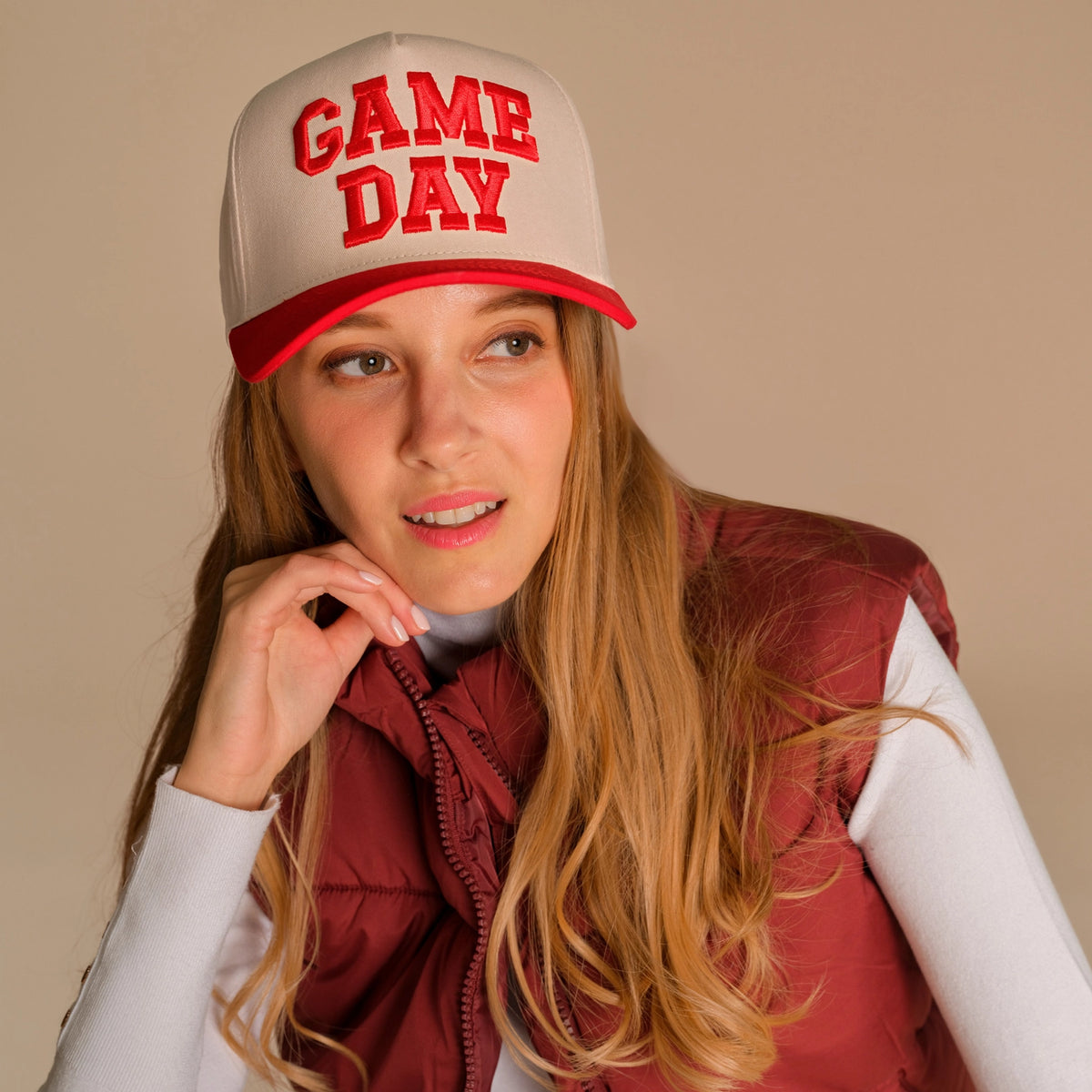 Game Day Trucker Cap | Red