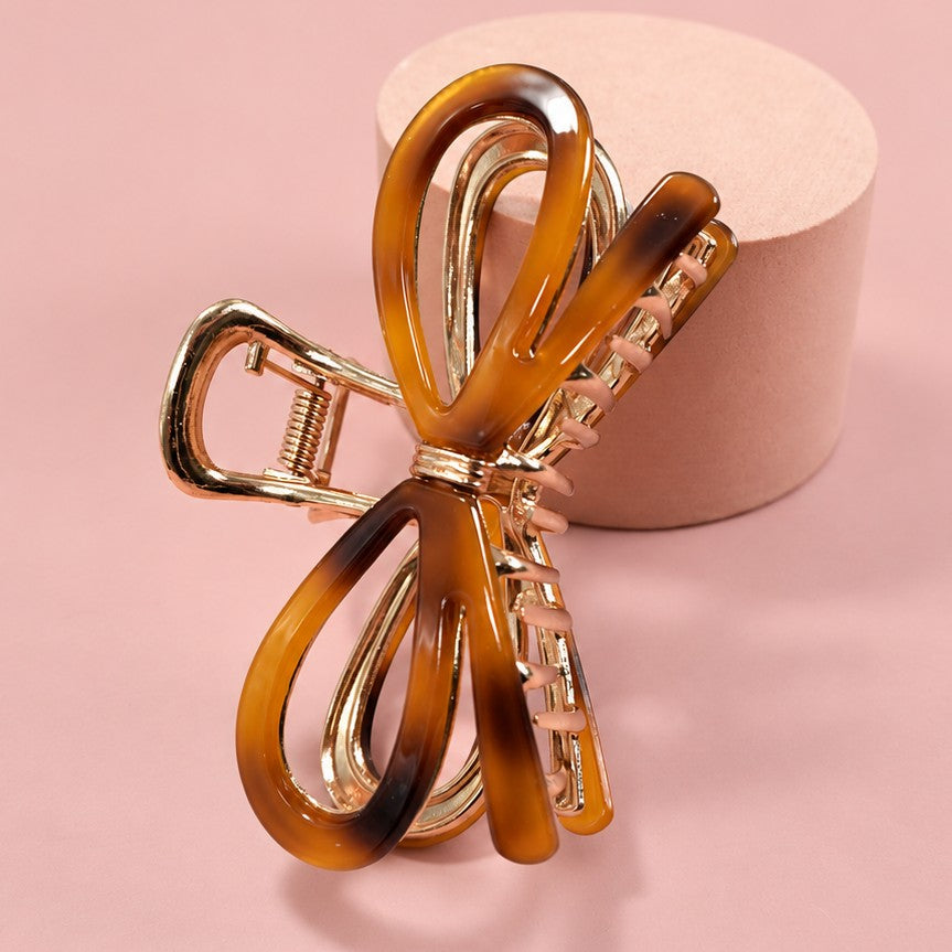 Ribbon Bow Hair Claw | Various