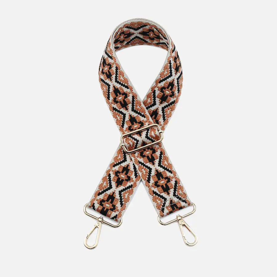 Adjustable Guitar Strap | Brown+Black