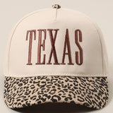 Texas Leopard Two Tone Trucker Cap | Brown
