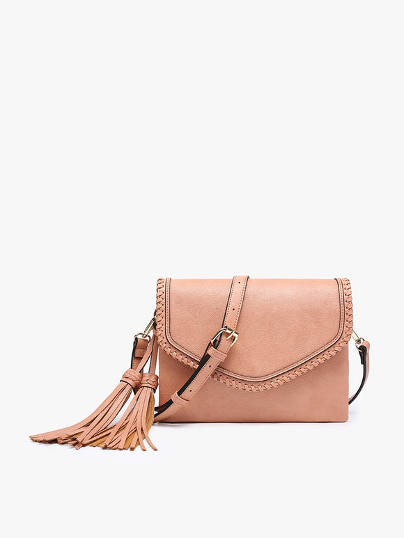 Sloane Vegan Leather Bag | Apricot