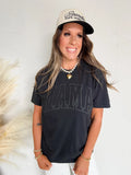 MAMA Puff Ink Tee | Black