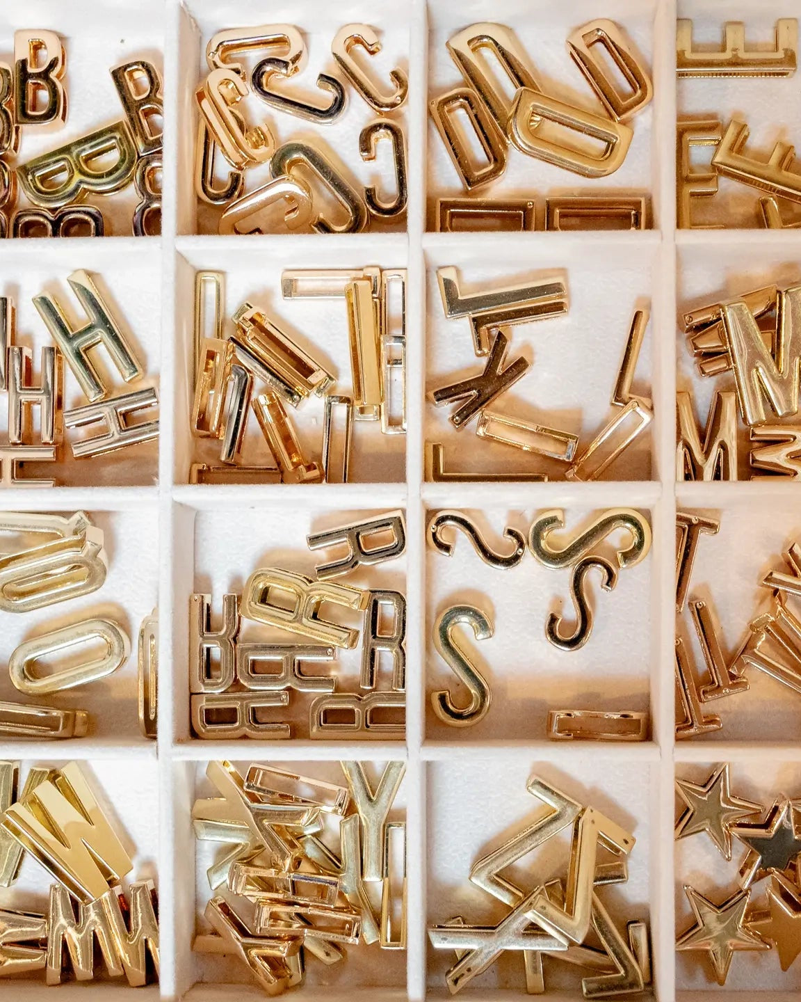 Initial Letter Bandana Slide | Gold