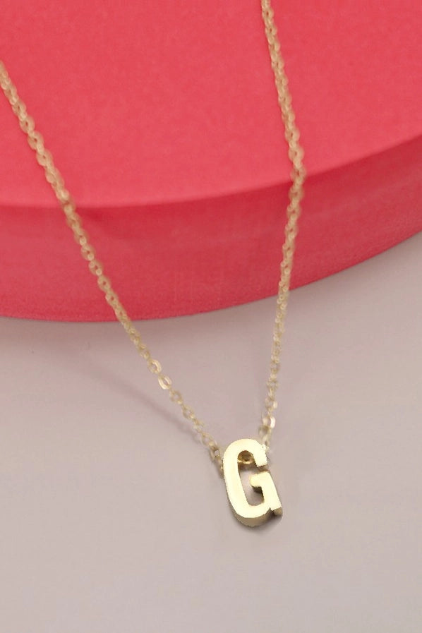 Gold Initial Necklace | Various