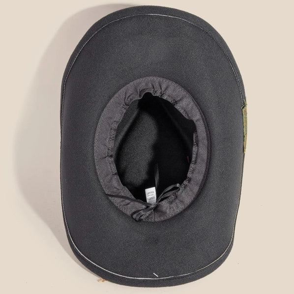 Distressed Western Cowboy Hat | Black