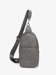 Pamela Sling Crossbody Bag | Charcoal