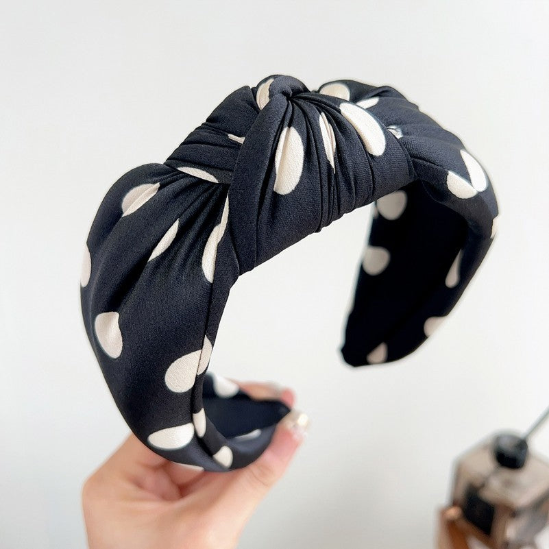 Soft Knotted Polka Dot Headbands | Various