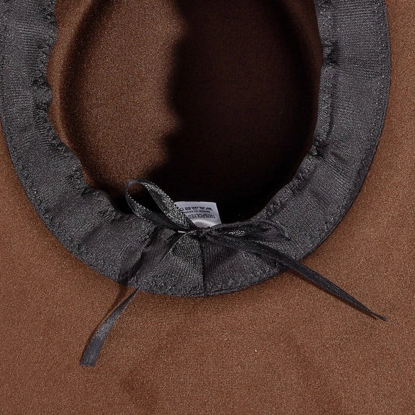 Distressed Western Cowboy Hat | Dark Brown