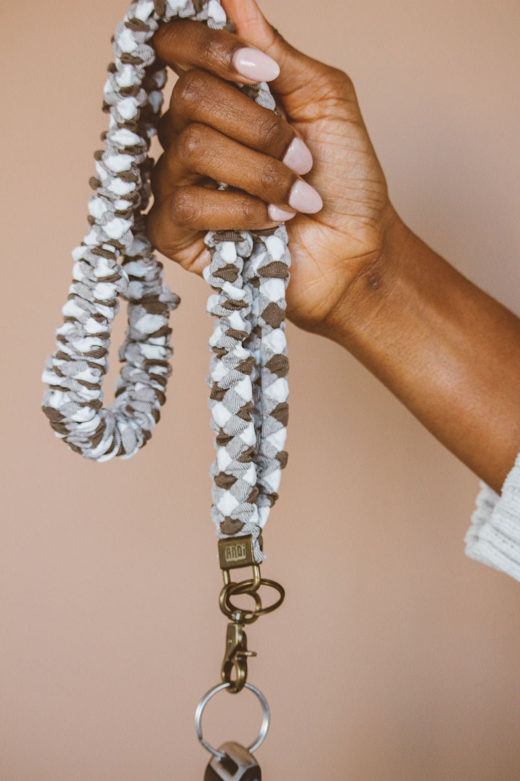 Flex & Go Lanyard | Brown Checkered