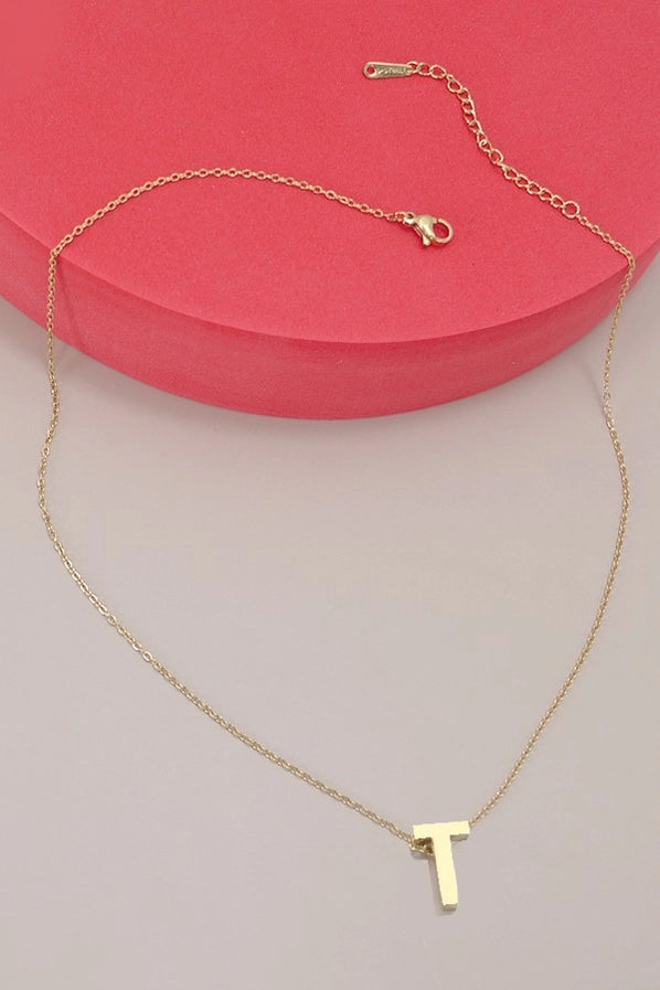 Gold Initial Necklace | Various