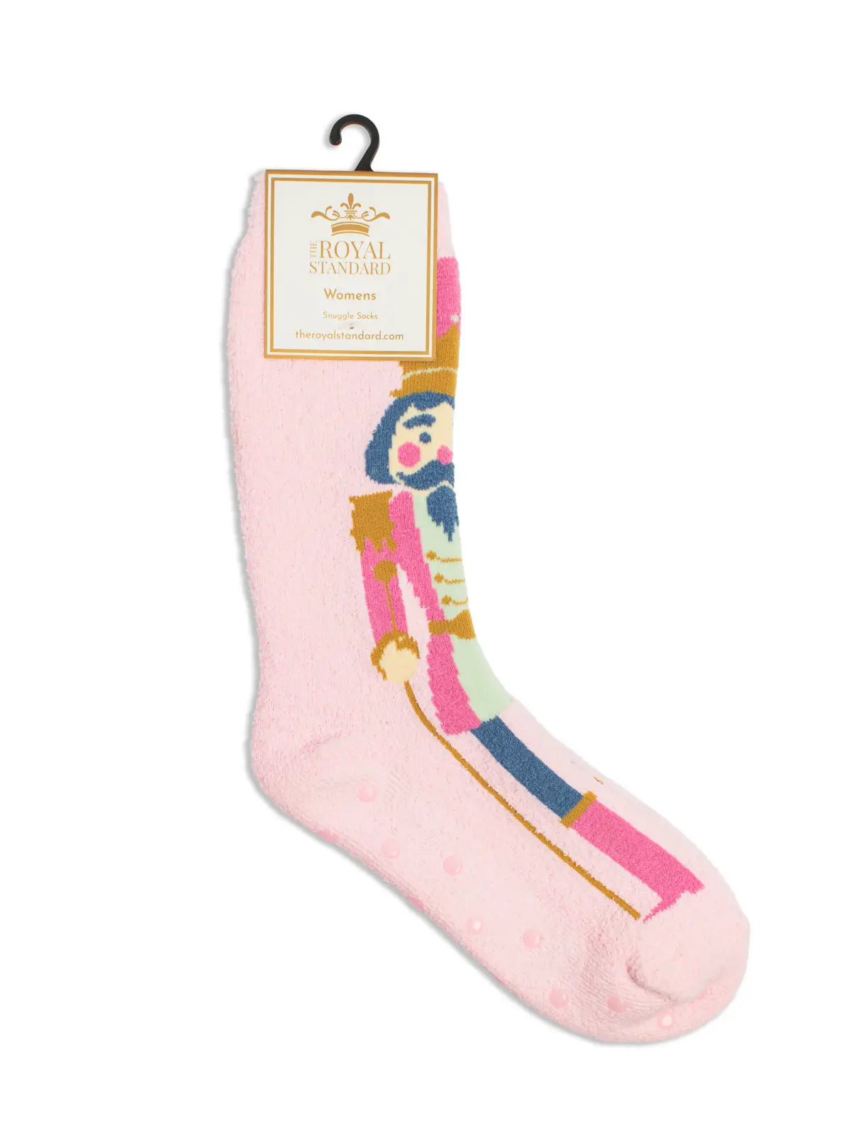 Sugar Plum Nutcracker Cozy Snuggle Socks | Pink