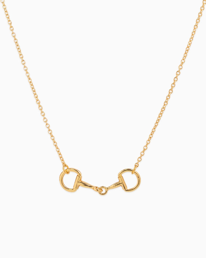 Horse Bit Necklace | Gold