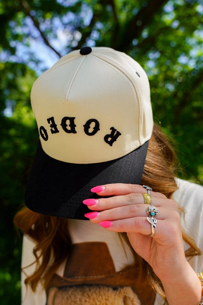 Rodeo Upside Down Trucker Cap | Black
