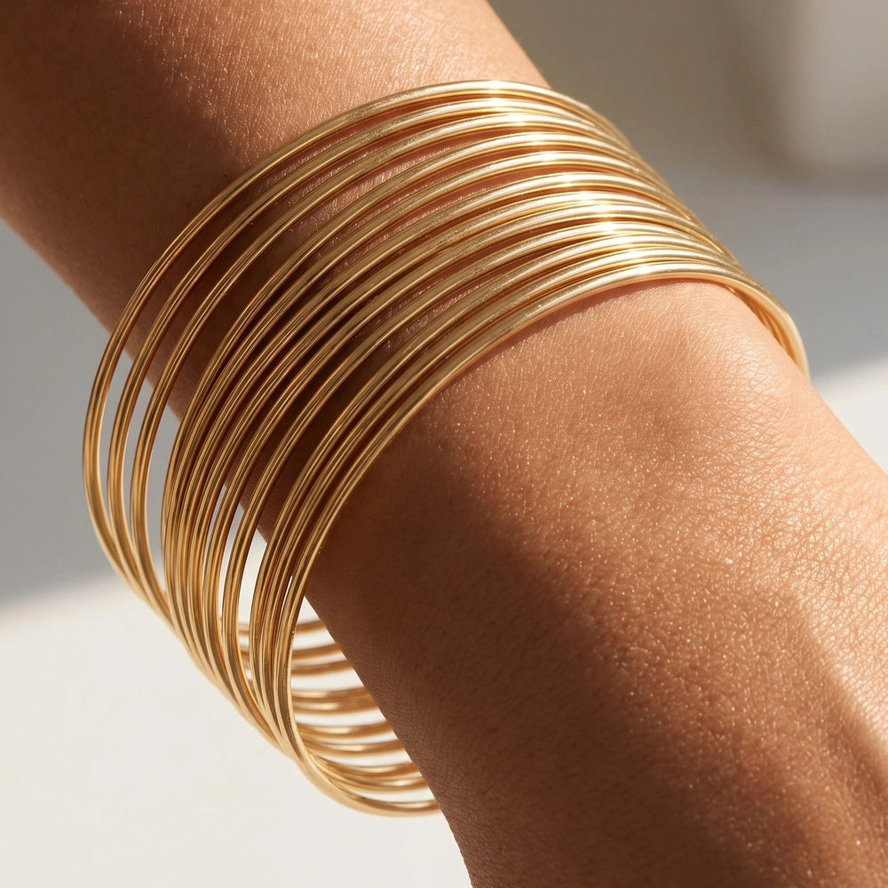 Thin Stacking Bangle Bracelet Set | Various