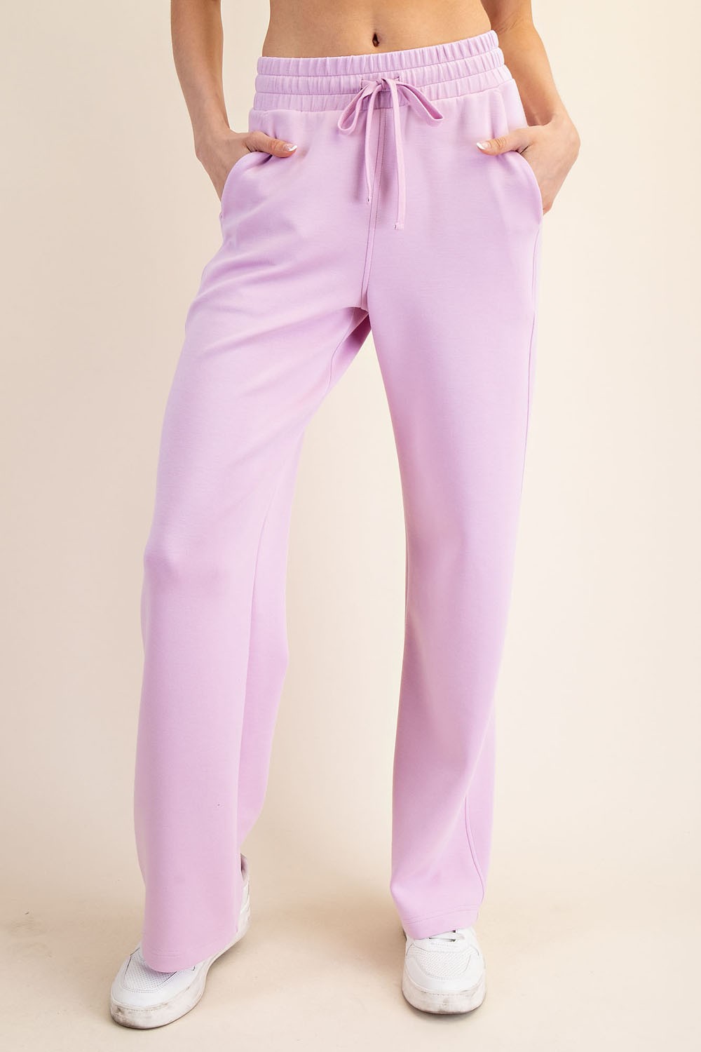 Scuba Luxe Quarter Zip Top+Pants Set | Blossom