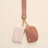 Dynamic Duo Wristlet Pouches | Beige