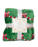 Bow Garland | Luxurious Soft Christmas Throw Blanket