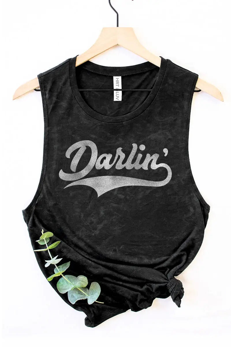 Darlin' Tank Top | Vintage Mineral Black