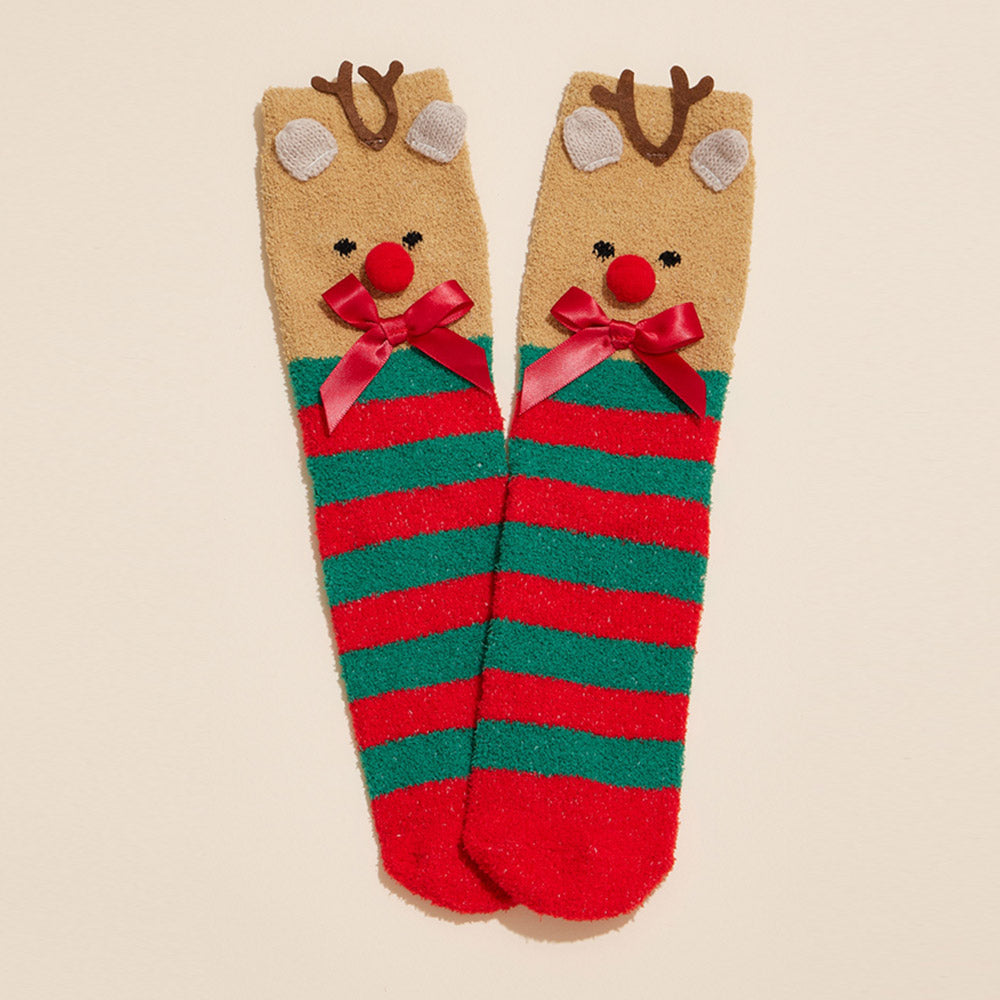 Santa Reindeer | Christmas Socks 4pk Bundle Set
