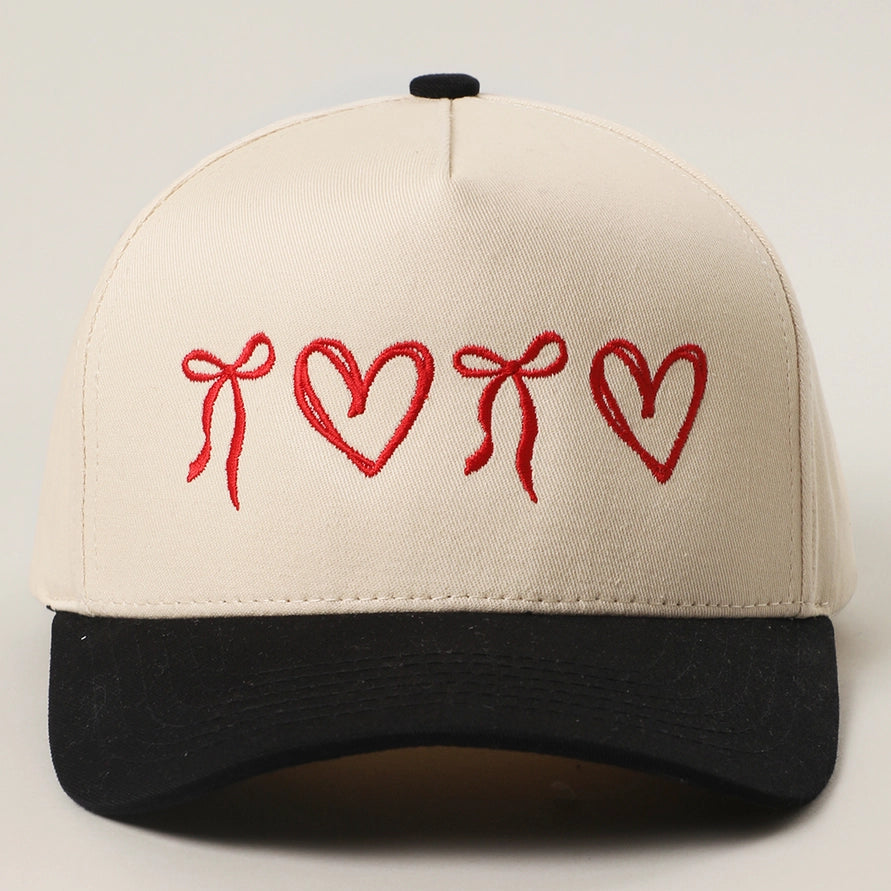 XOXO Bow Trucker Cap | Black