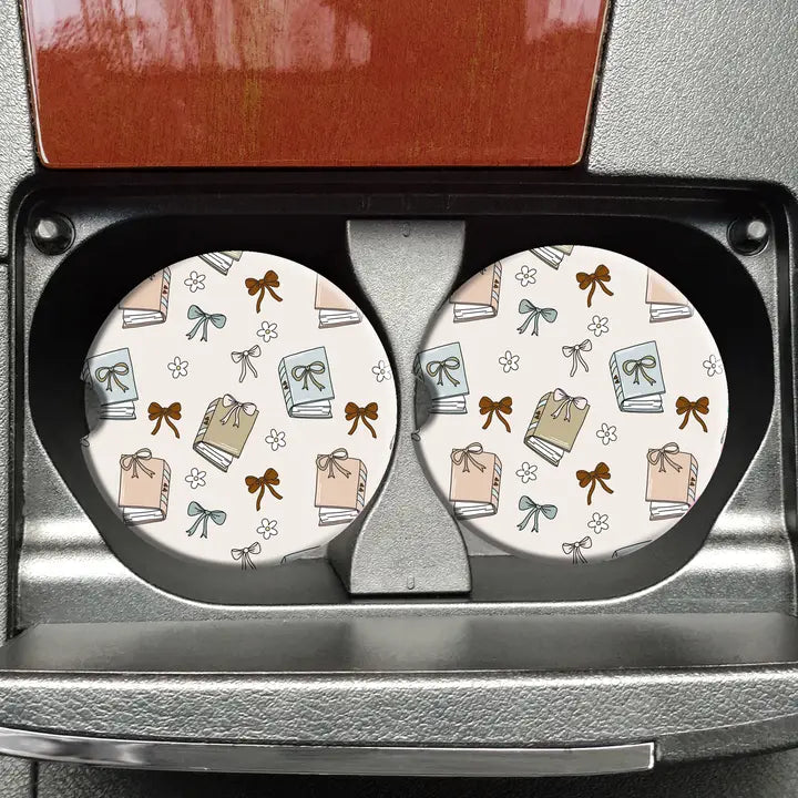 Car Coasters | Books and Bows