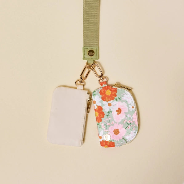 Dynamic Duo Wristlet Pouches | Bouquet Beauty Sage