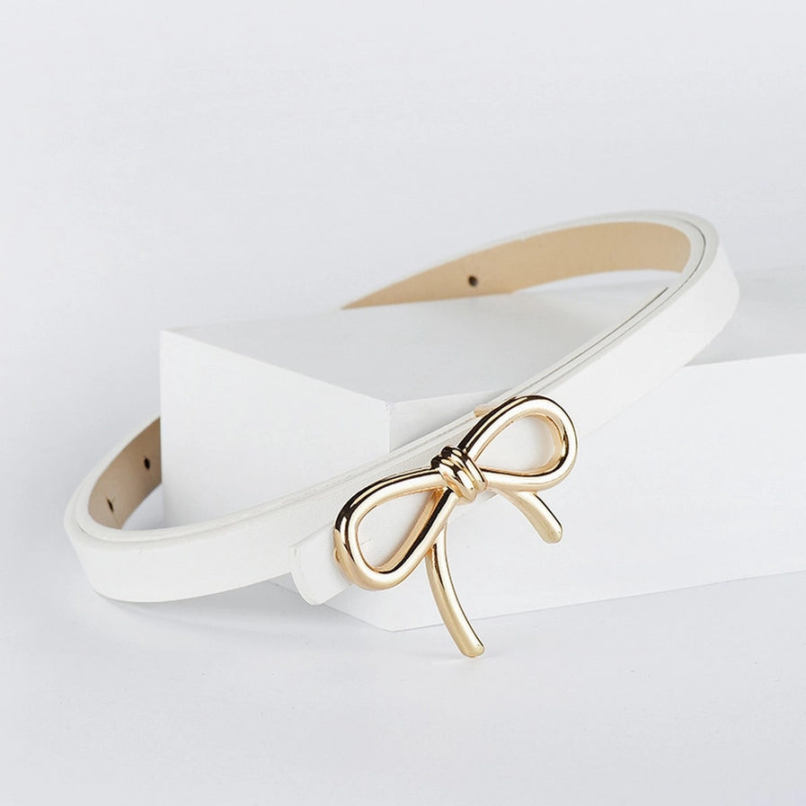 Faux Leather Bow Belt | Various