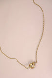 Knot Necklace | Gold