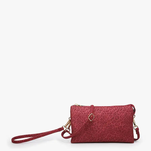 Riley Crossbody Bag | Cheetah Red