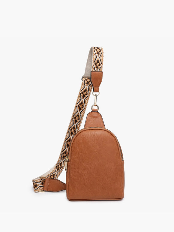 Ellen Sling Crossbody Bag | Brown