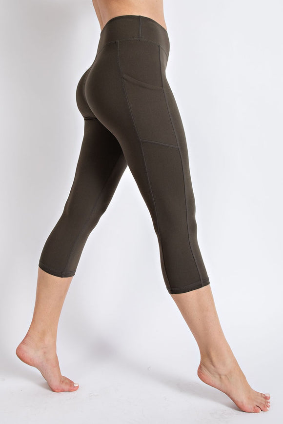Butter Soft Faux Leather Yoga Stitch Leggings