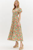 Floral Tiered Dress | Marigold