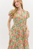 Floral Tiered Dress | Marigold