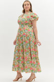 Floral Tiered Dress | Marigold