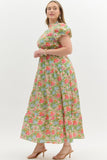 Floral Tiered Dress | Marigold