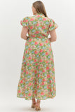 Floral Tiered Dress | Marigold