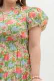 Floral Tiered Dress | Marigold