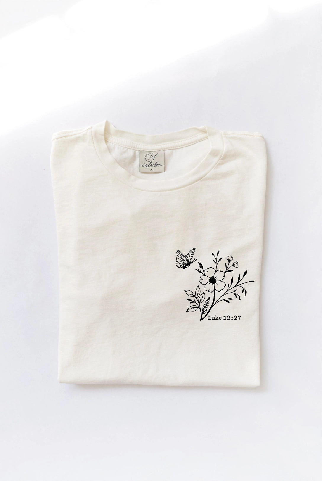 Consider How Mineral Front/Back Tee | Cream