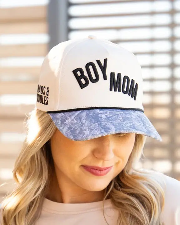 Boy Mom Trucker Cap | Camo