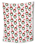Clara Wreath | Luxurious Soft Christmas Throw Blanket