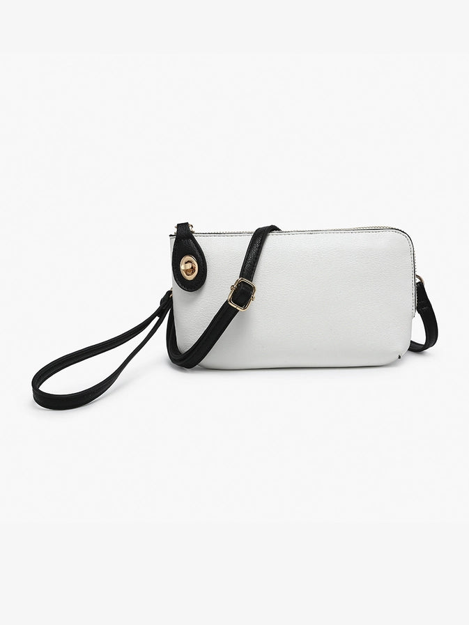 Kendall Crossbody Bag | Black/White
