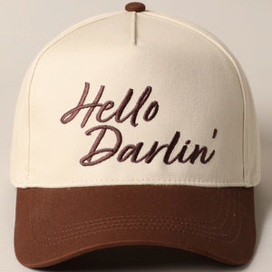 Hello Darlin' Trucker Cap | Brown