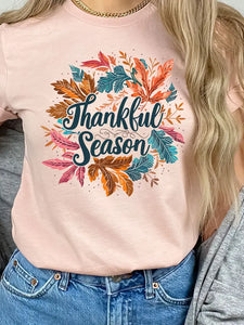 Thankful Season Tee | Peach