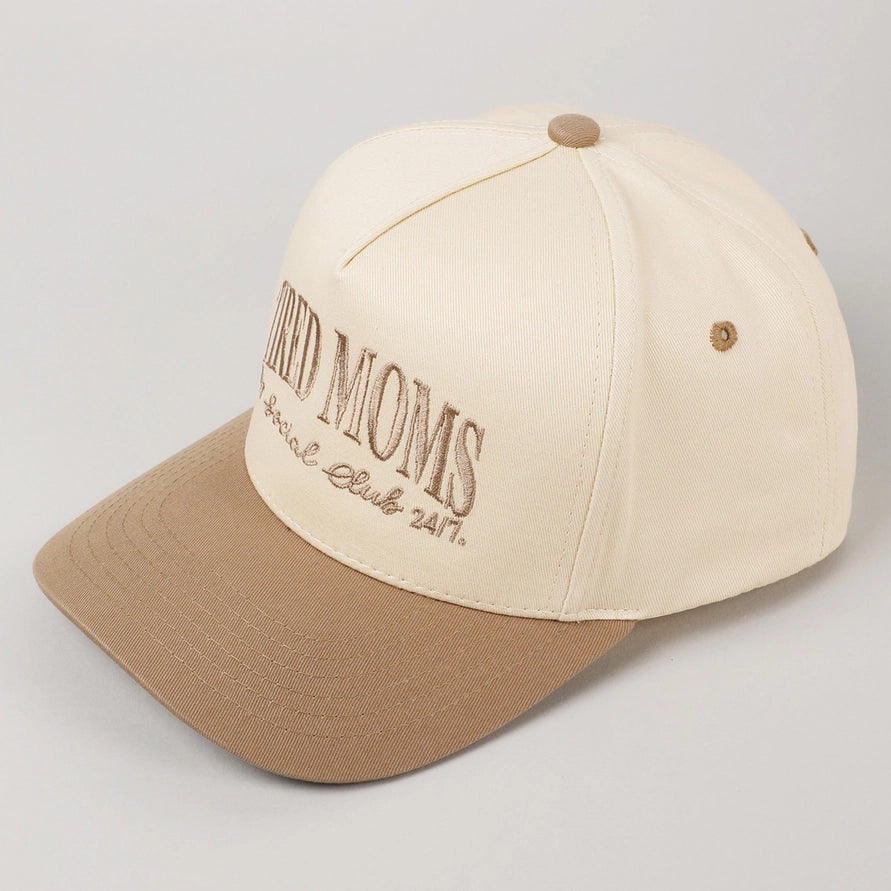 Tired Moms Club Trucker Cap | Beige