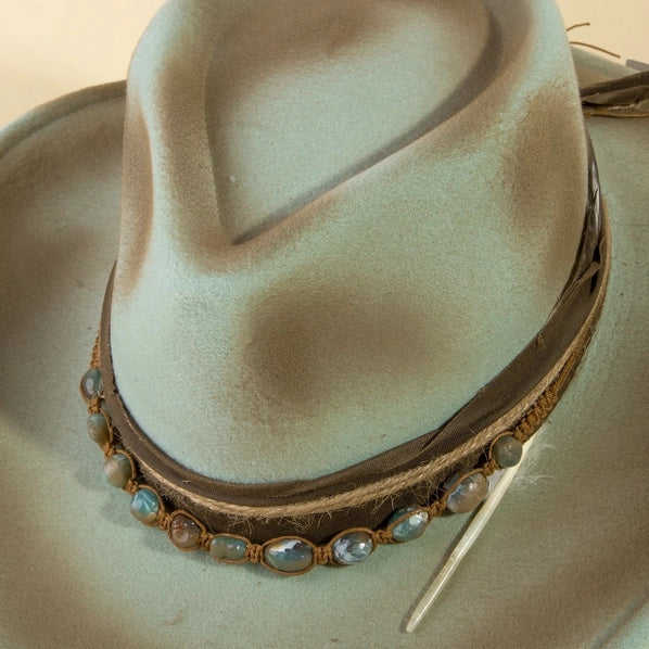 Distressed Western Cowboy Hat | Mint