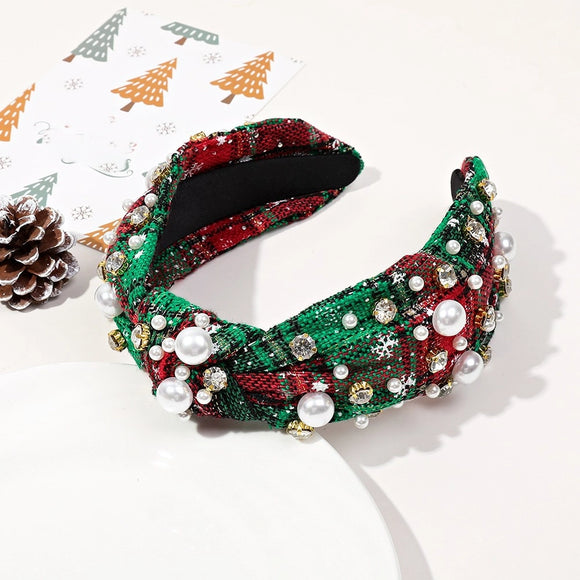 Pearl+Plaid | Christmas Embellished Headband