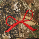 Ribbon Bow Trucker Cap | Camo/Red