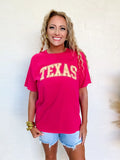 Texas Territory Tee | Peony Pink