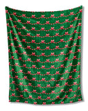 Bow Garland | Luxurious Soft Christmas Throw Blanket